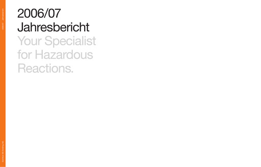 Thumbnail Dottikon ES Annual Report 2006-2007