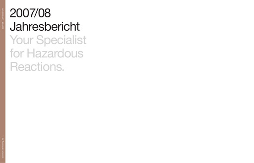 Thumbnail Dottikon ES Annual Report 2007-2008