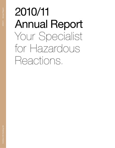 Thumbnail Dottikon ES Annual Report 2010-2011