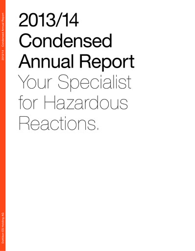 Thumbnail Dottikon ES Annual Report 2013-2014