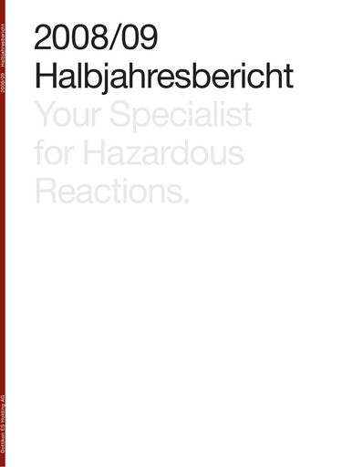 Thumbnail Dottikon ES Half-year Report 2008-h1