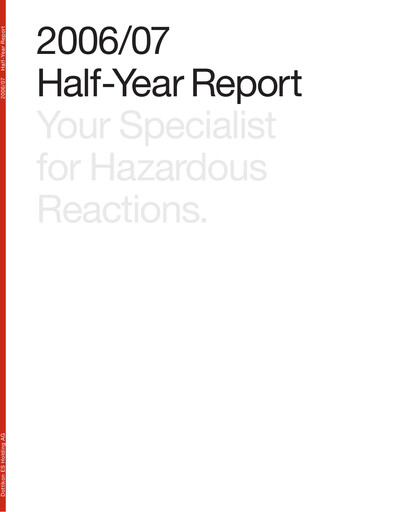 Thumbnail Dottikon ES Half-year Report 2006-2007