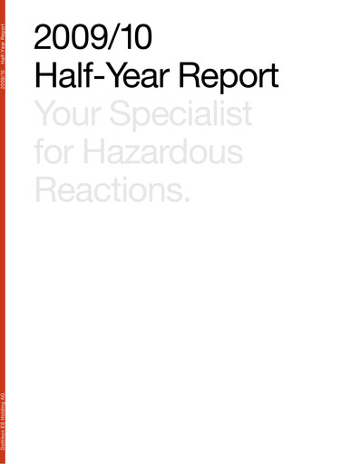 Thumbnail Dottikon ES Half-year Report 2009-2010