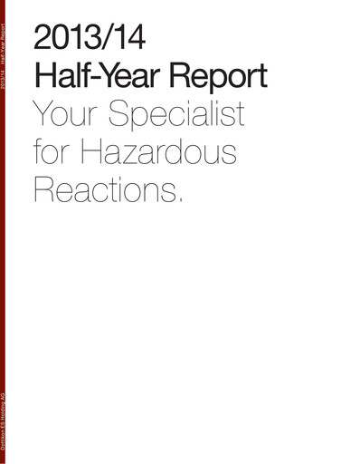 Thumbnail Dottikon ES Half-year Report 2013-2014
