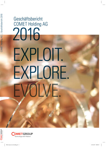 Vorschaubild Comet Holding Jahresbericht 2016