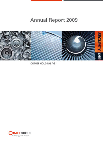 Thumbnail Comet Holding Annual Report 2009