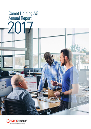 Thumbnail Comet Holding Annual Report 2017