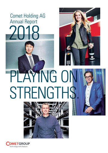 Thumbnail Comet Holding Annual Report 2018