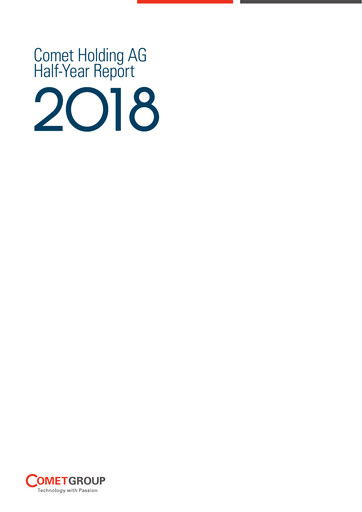 Thumbnail Comet Holding Half-year Report 2018-h1