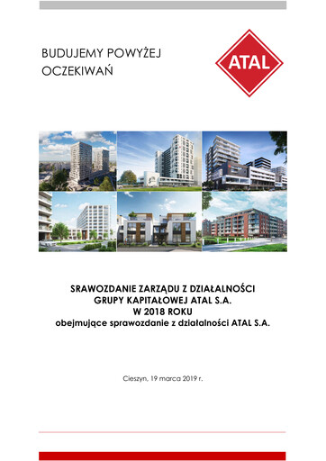 Thumbnail Atal S.A. Annual Report 2018