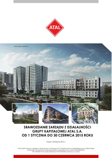 Thumbnail Atal S.A. Half-year Report 2015-h1