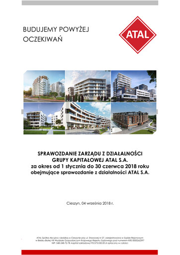 Thumbnail Atal S.A. Half-year Report 2018-h1