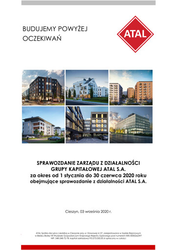 Thumbnail Atal S.A. Half-year Report 2020-h1