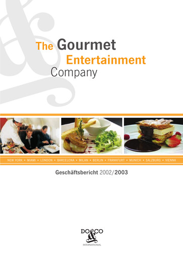 Thumbnail DO & CO Aktiengesellschaft Annual Report 2002-2003