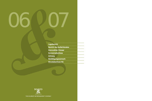 Thumbnail DO & CO Aktiengesellschaft Annual Report 2006-2007