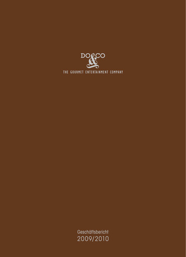 Thumbnail DO & CO Aktiengesellschaft Annual Report 2009-2010