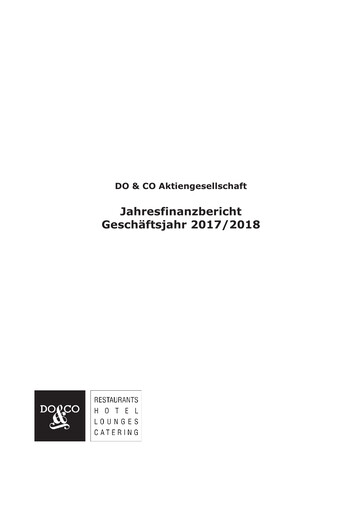 Thumbnail DO & CO Aktiengesellschaft Financial Report 2017-2018