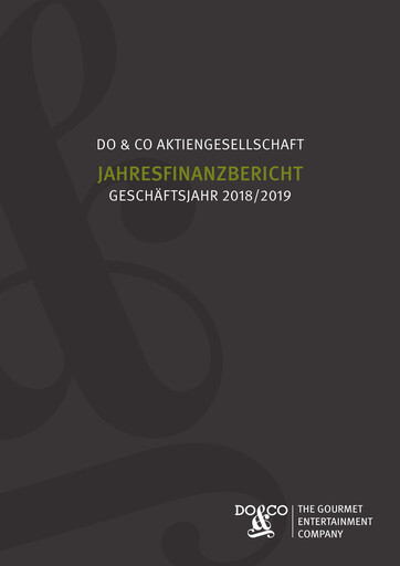 Thumbnail DO & CO Aktiengesellschaft Financial Report 2018-2019