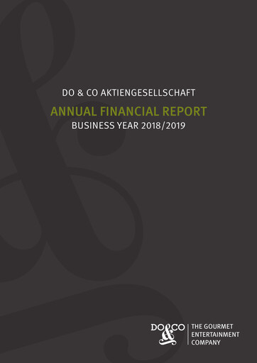 Thumbnail DO & CO Aktiengesellschaft Financial Report 2018-2019