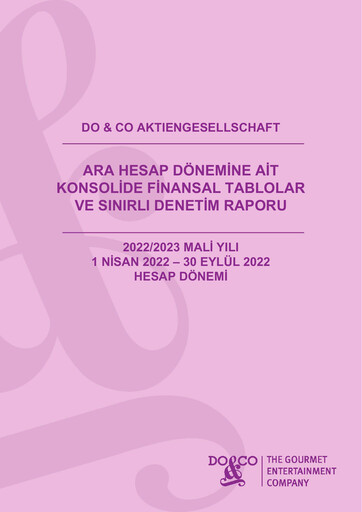 Thumbnail DO & CO Aktiengesellschaft Half-year Report 2022-h1