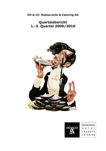 Thumbnail DO & CO Aktiengesellschaft Quarterly Report 2009-q3