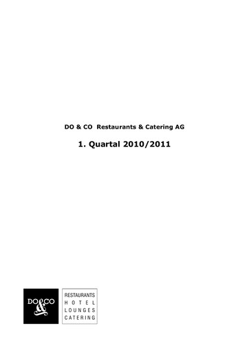 Thumbnail DO & CO Aktiengesellschaft Quarterly Report 2010-q1
