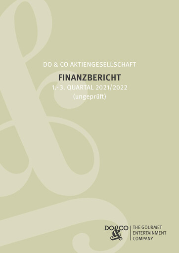 Thumbnail DO & CO Aktiengesellschaft Quarterly Report 2021-q3