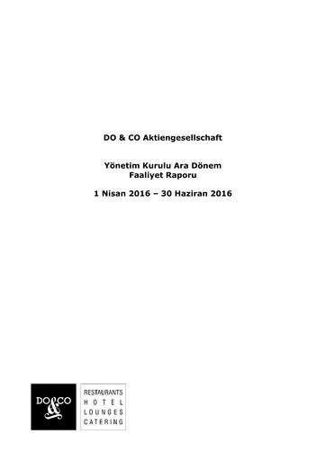 Thumbnail DO & CO Aktiengesellschaft Quarterly Report 2016-q1