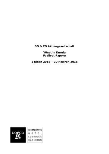 Thumbnail DO & CO Aktiengesellschaft Quarterly Report 2018-q1