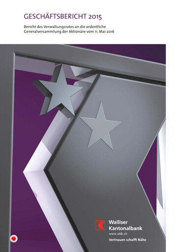 Thumbnail Walliser Kantonalbank Annual Report 2015