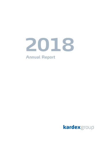 Thumbnail Kardex Holding Annual Report 2018