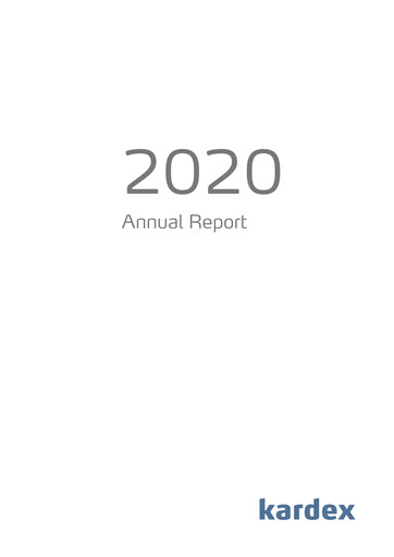 Thumbnail Kardex Holding Annual Report 2020