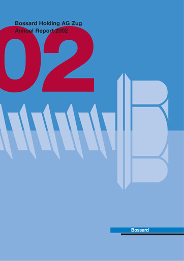 Vorschaubild Bossard Holding Jahresbericht 2002