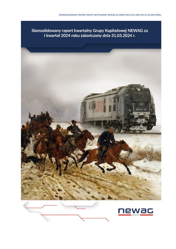 Miniature Newag Rapport trimestriel 2024-q1