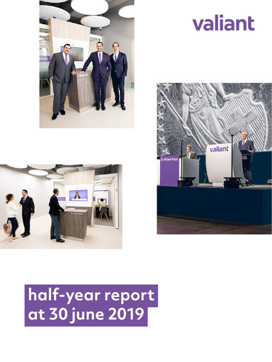 Thumbnail Valiant Holding Half-year Report 2019-h1