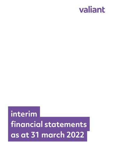 Thumbnail Valiant Holding Quarterly Report 2022-q1