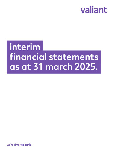 Thumbnail Valiant Holding Quarterly Report 2025-q1