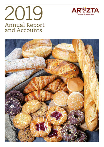 Thumbnail ARYZTA AG Annual Report 2019