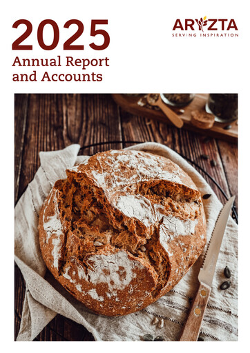 Thumbnail ARYZTA AG Annual Report 2025