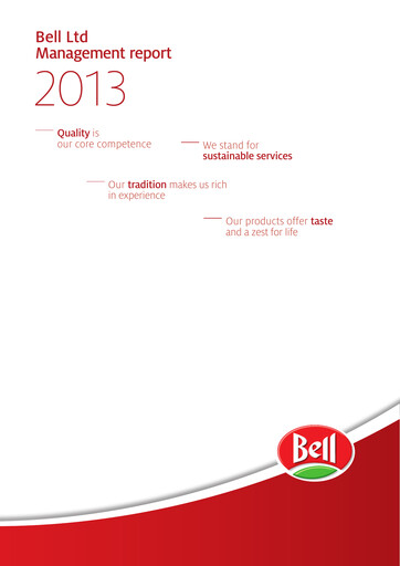 Thumbnail Bell Food Group Annual Report 2013