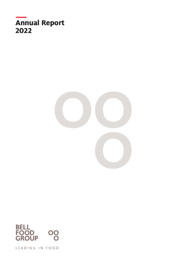 Thumbnail Bell Food Group Annual Report 2022