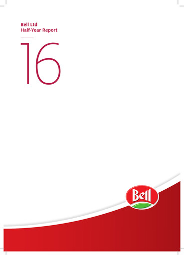 Thumbnail Bell Food Group Half-year Report 2016-h1