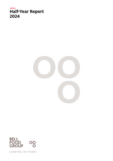 Thumbnail Bell Food Group Half-year Report 2024-h1