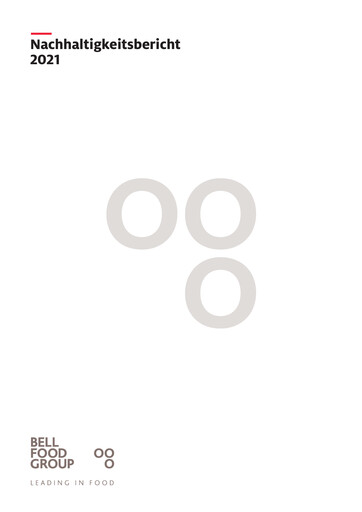 Thumbnail Bell Food Group Sustainability Report 2021