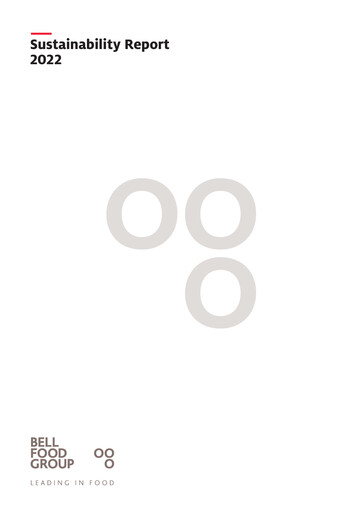 Thumbnail Bell Food Group Sustainability Report 2022