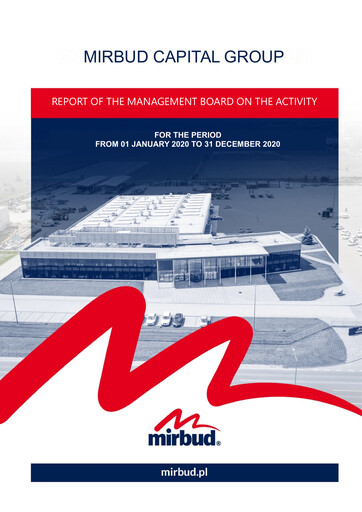 Thumbnail Mirbud S.A. Annual Report 2020
