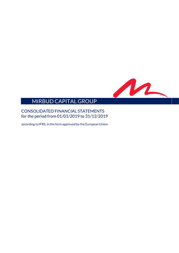 Thumbnail Mirbud S.A. Financial Statement 2019