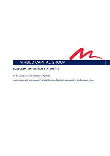 Thumbnail Mirbud S.A. Financial Statement 2023