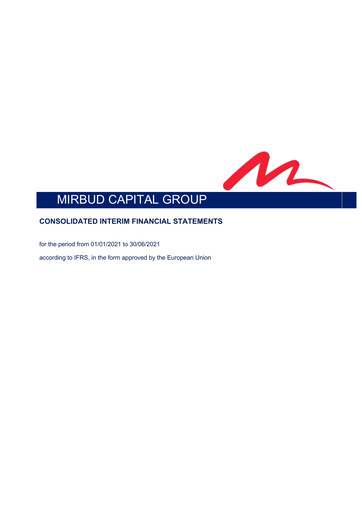 Thumbnail Mirbud S.A. Half-year Report 2021-h1