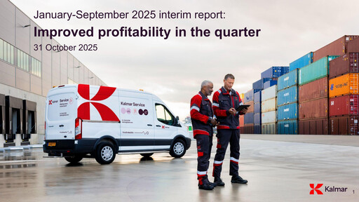 Thumbnail Kalmar Oyj Quarterly Report 2025-q3